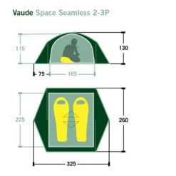 VAUDE SPACE SEAMLESS 2-3P - Kuppelzelt -Frilufts Geschäft 5637736449 dvmemuc space seamless 23p vaude 24