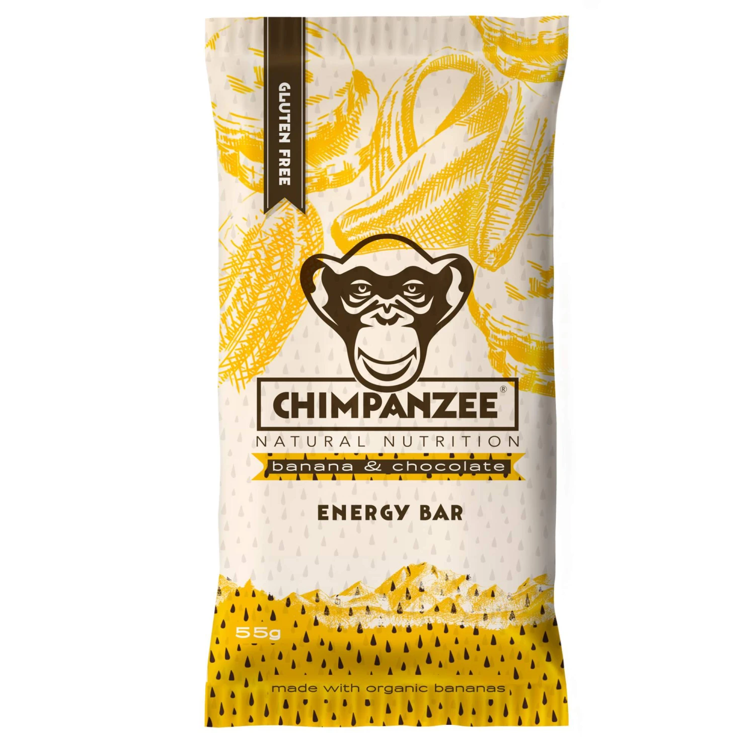 Chimpanzee ENERGYBAR BANANA & CHOCOLATE - Müsliriegel 3 Chimpanzee ENERGYBAR BANANA & CHOCOLATE - Müsliriegel