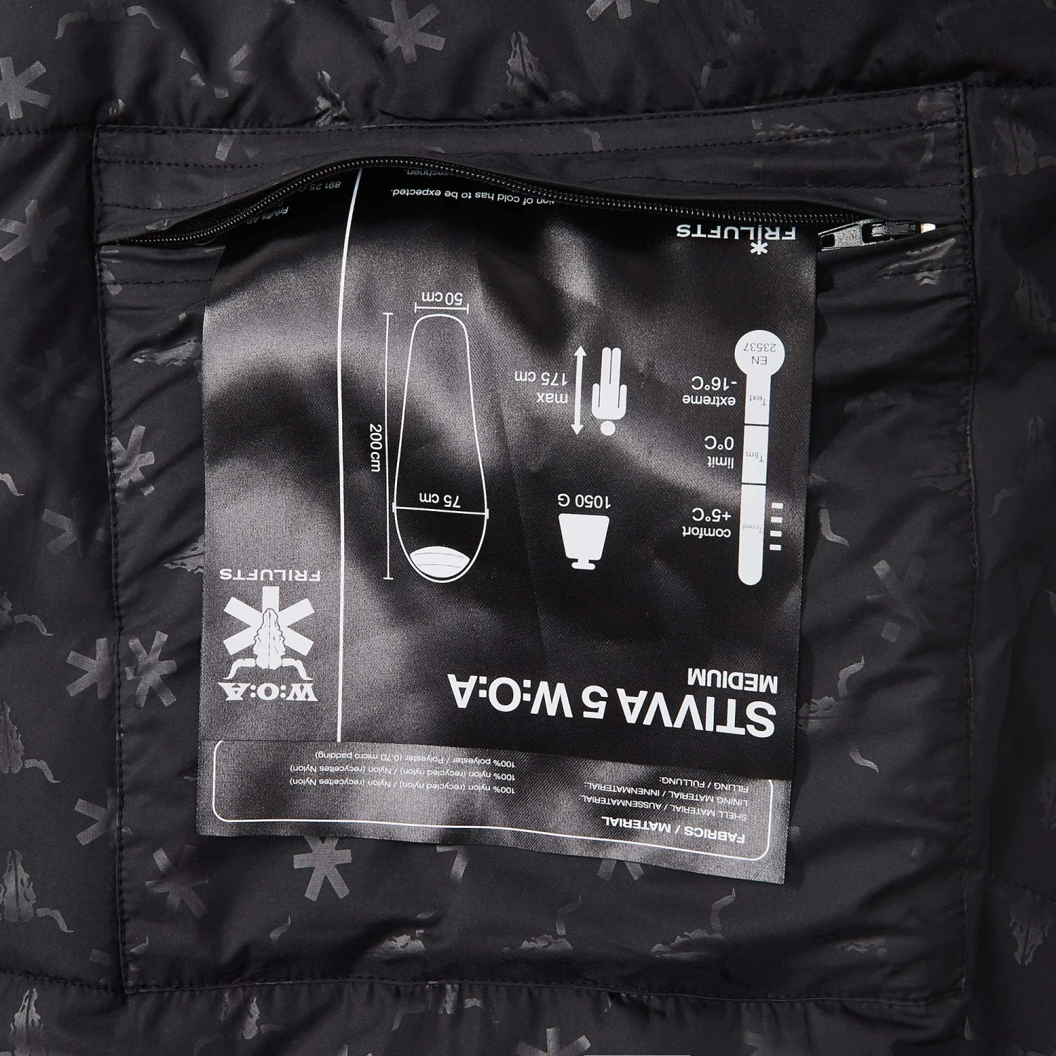 FRILUFTS STIVVA 5 W:O:A - Kunstfaserschlafsack 11 FRILUFTS STIVVA 5 W:O:A - Kunstfaserschlafsack – Bild 9