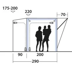 Outwell PARKVILLE 200SA - Busvorzelt -Frilufts Geschäft 5638031663 m parkville 200sa outwell 24