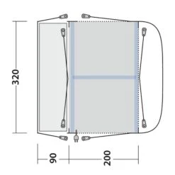 Outwell PARKVILLE 200SA - Busvorzelt -Frilufts Geschäft 5638031663 n parkville 200sa outwell 24