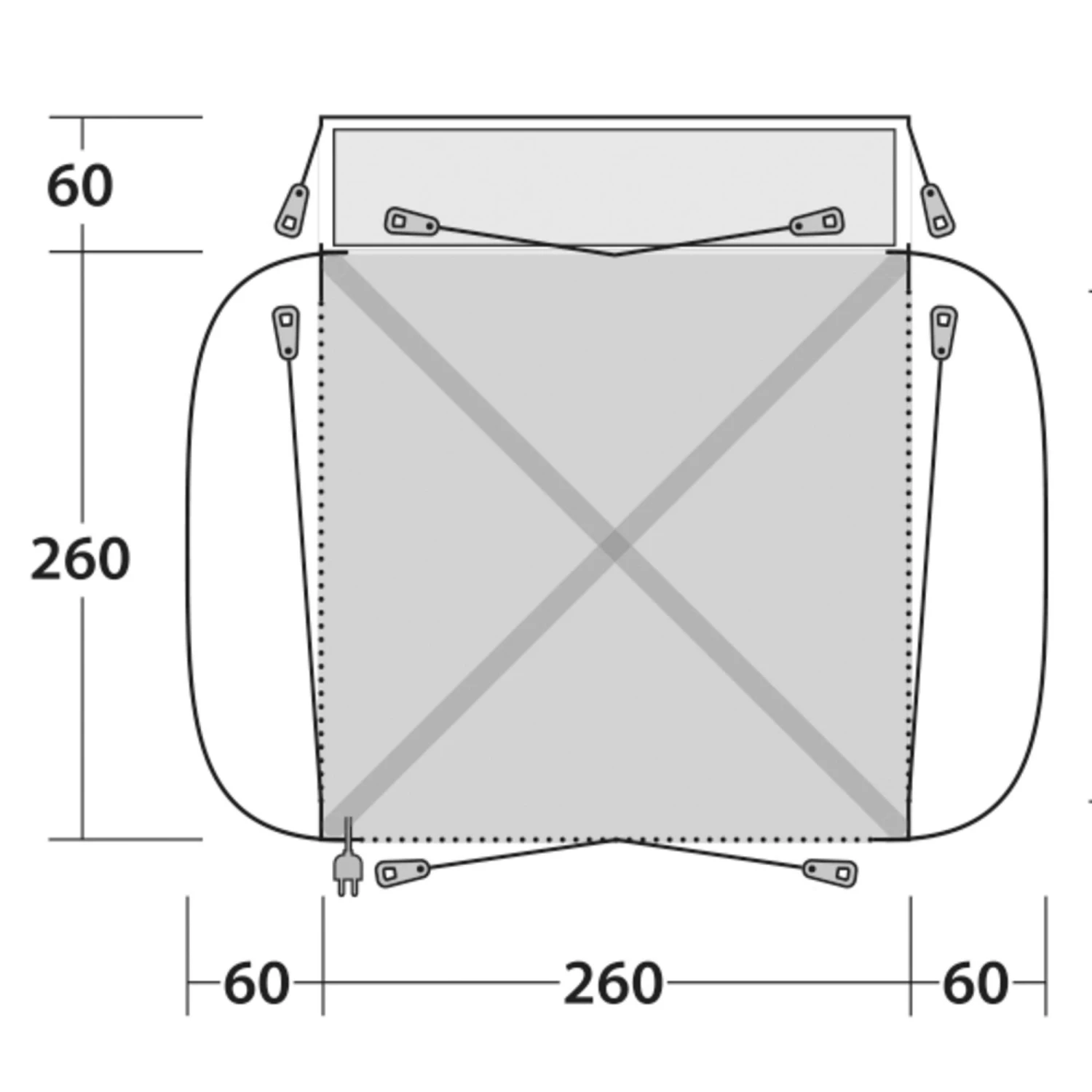 Outwell BREMBURG AIR - Busvorzelt 10 Outwell BREMBURG AIR - Busvorzelt – Bild 8