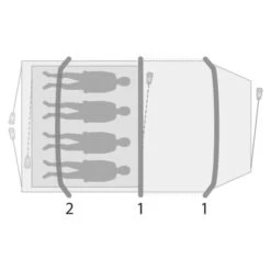 Outwell STARHILL 4A - Familienzelt -Frilufts Geschäft 5638031667 q starhill 4a outwell 24