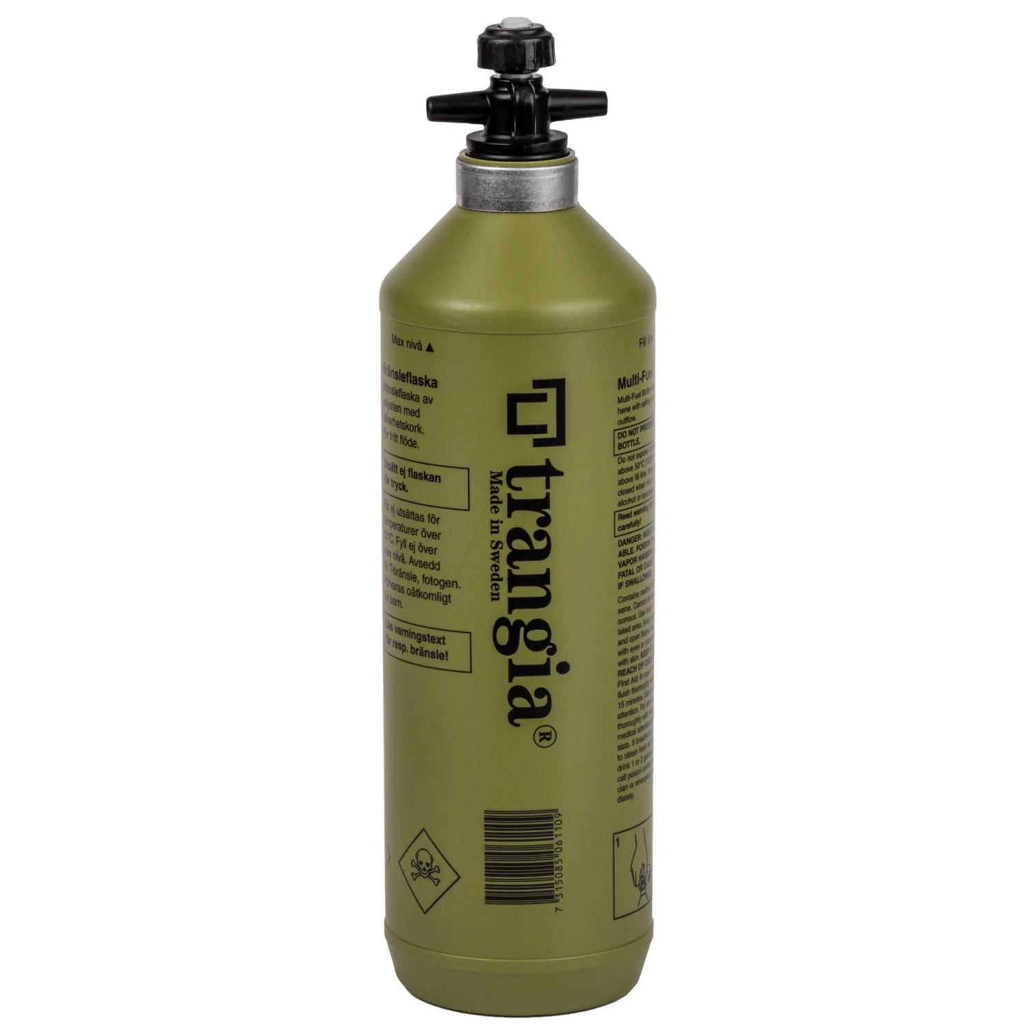 TRANGIA SICHERHEITSFLASCHE OLIVE 1,0 L - Brennstoffflasche 3 TRANGIA SICHERHEITSFLASCHE OLIVE 1,0 L - Brennstoffflasche