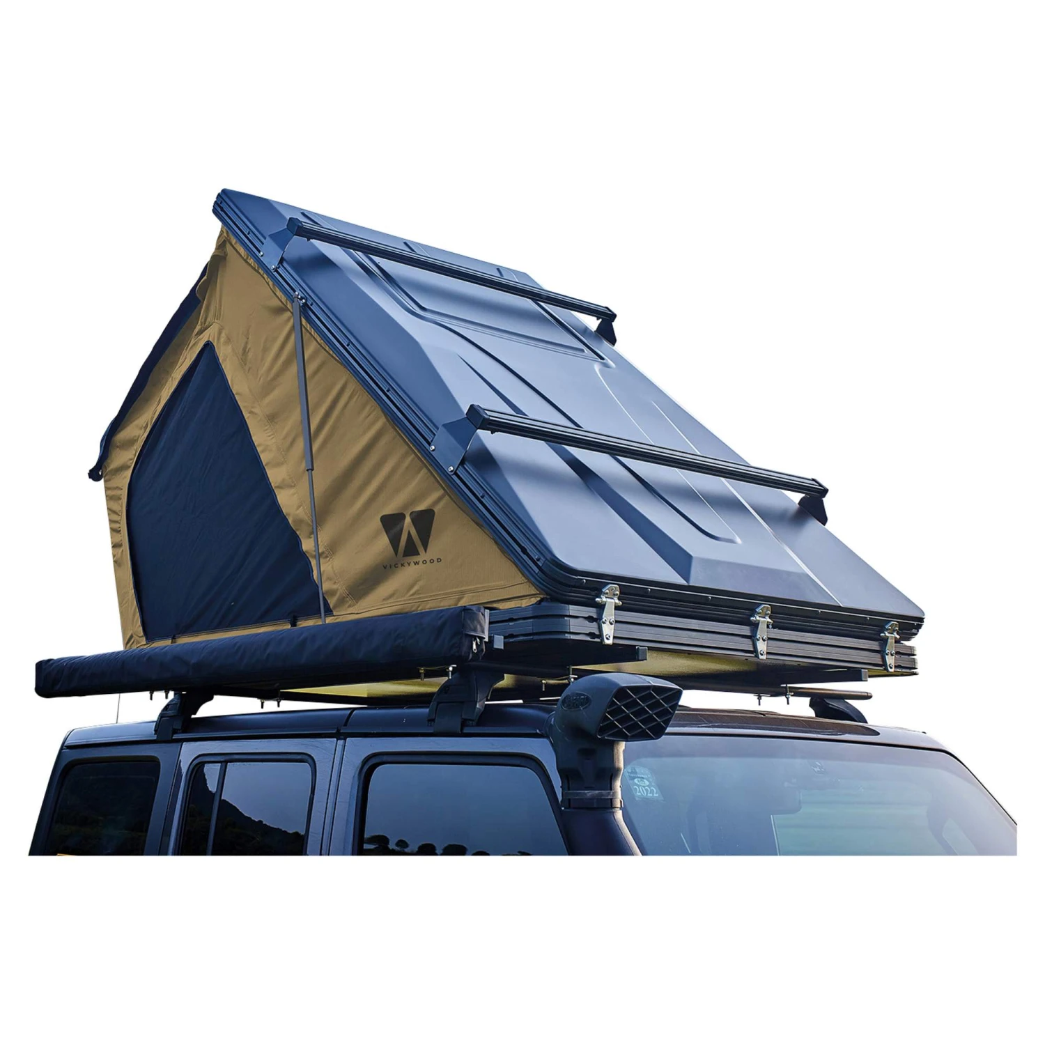 ALUMINUM HARD SHELL ROOF TENT CUMARU 135 - Dachzelt 4 ALUMINUM HARD SHELL ROOF TENT CUMARU 135 - Dachzelt – Bild 2